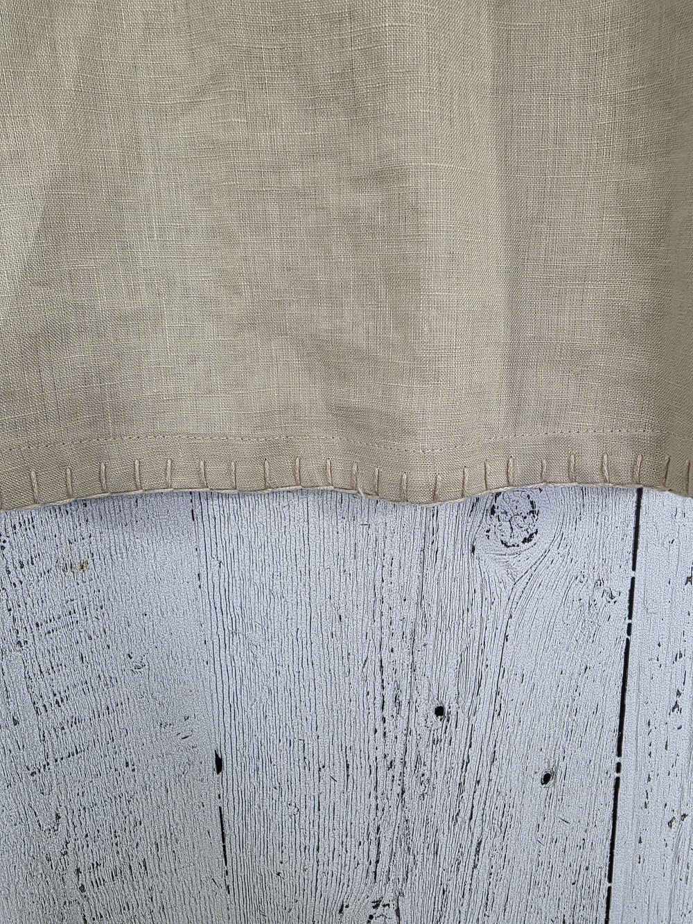 Nomad The Label 100% Linen Embroidered Oversized Tank – Size Small Resort Wear - Picture 4 of 12